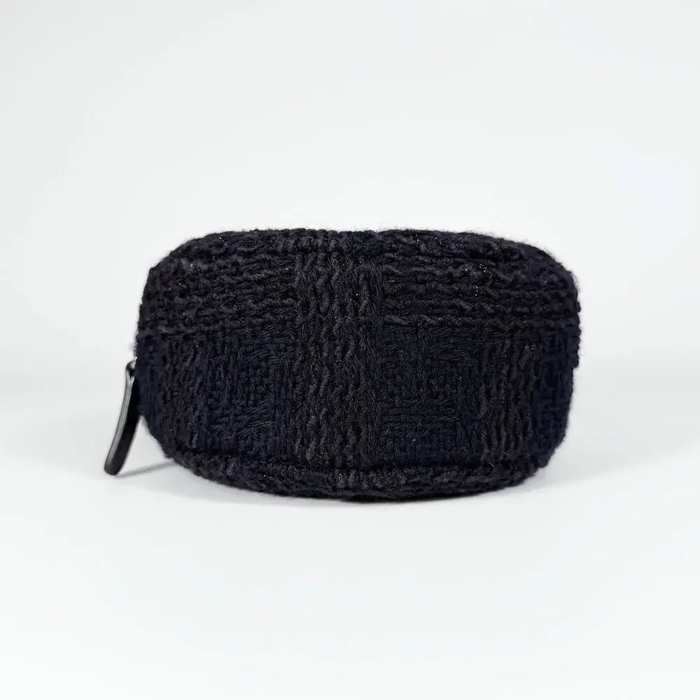 Chanel Round Tweed 19 Chain Shoulder Bag